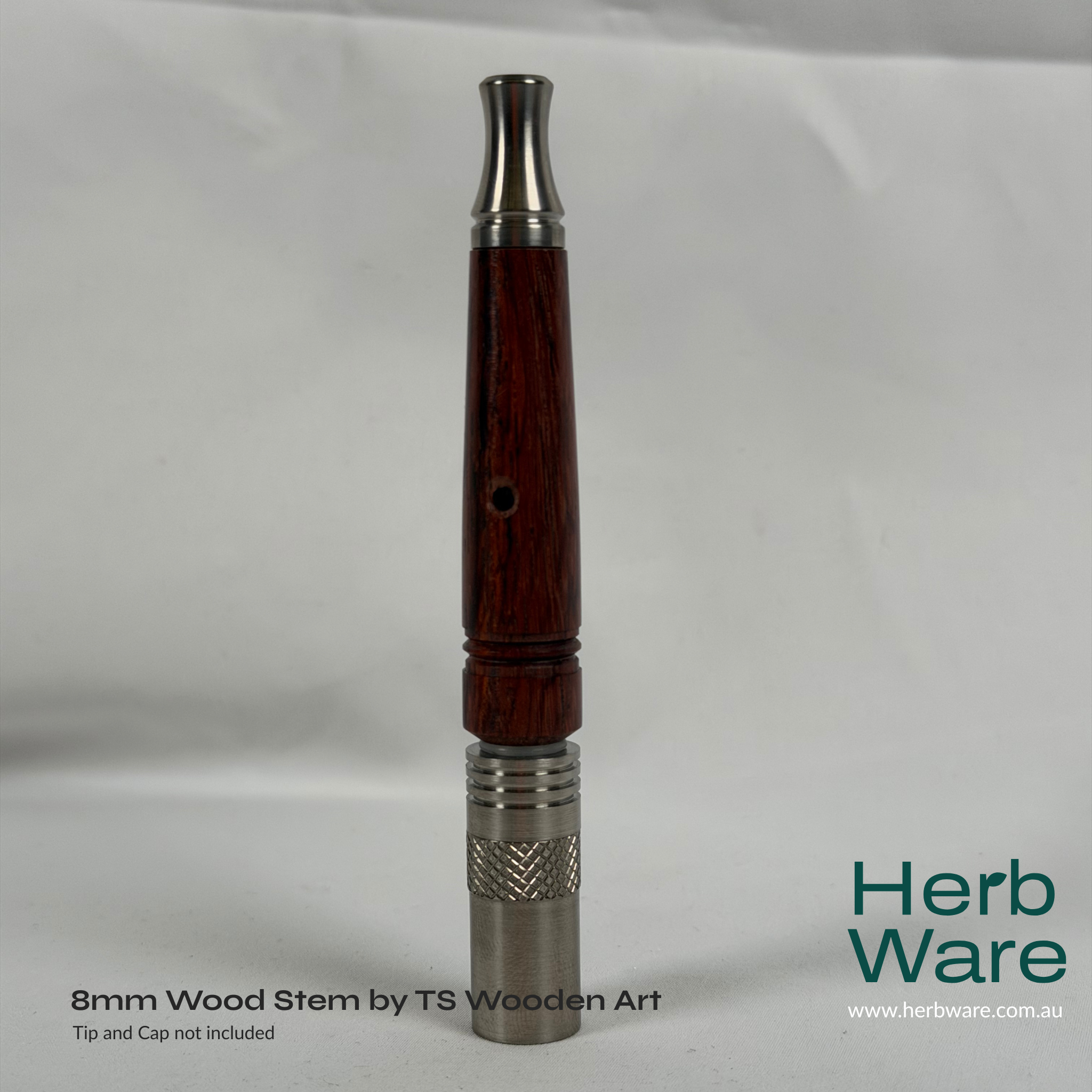 8mm Wood Stem by TS Wooden Art - Herbware, Melbourne Australia