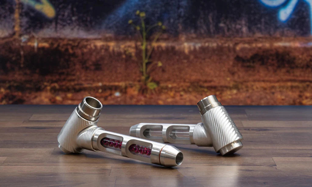 Haze Pipe - Two Piece Mouth Stem with Balls