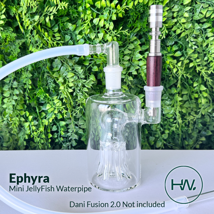 Ephyra Mini Jellyfish Waterpipe - Herbware, Victoria Australia
