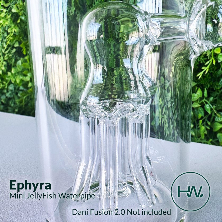 Ephyra Mini Jellyfish Waterpipe - Herbware, Victoria Australia