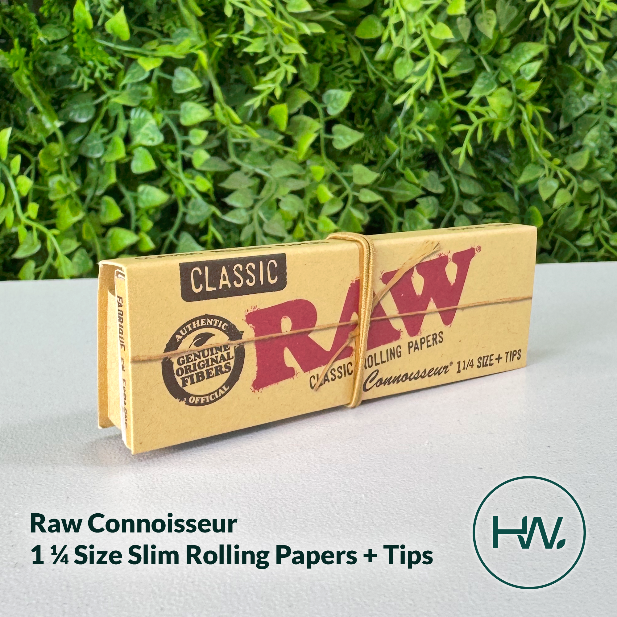 Raw Connoisseur Rolling Papers 1 ¼ Size+Tips - Herbware, Victoria Australia