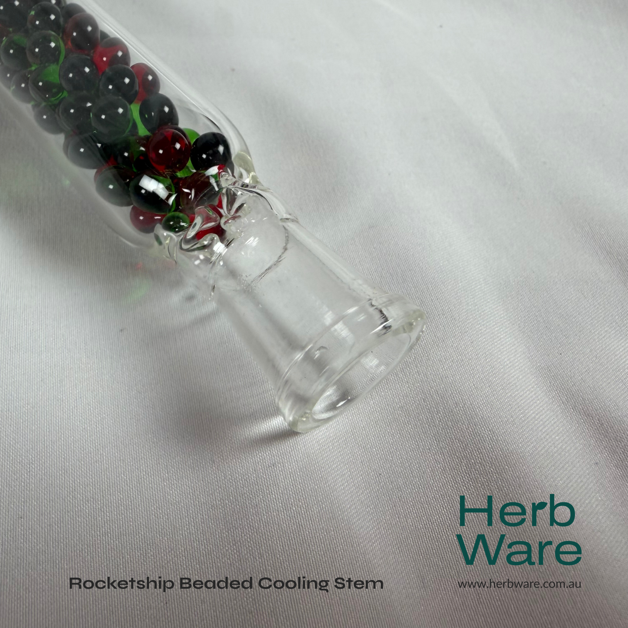 Rocketship Beaded Cooling Stem - Herbware, Melbourne Australia