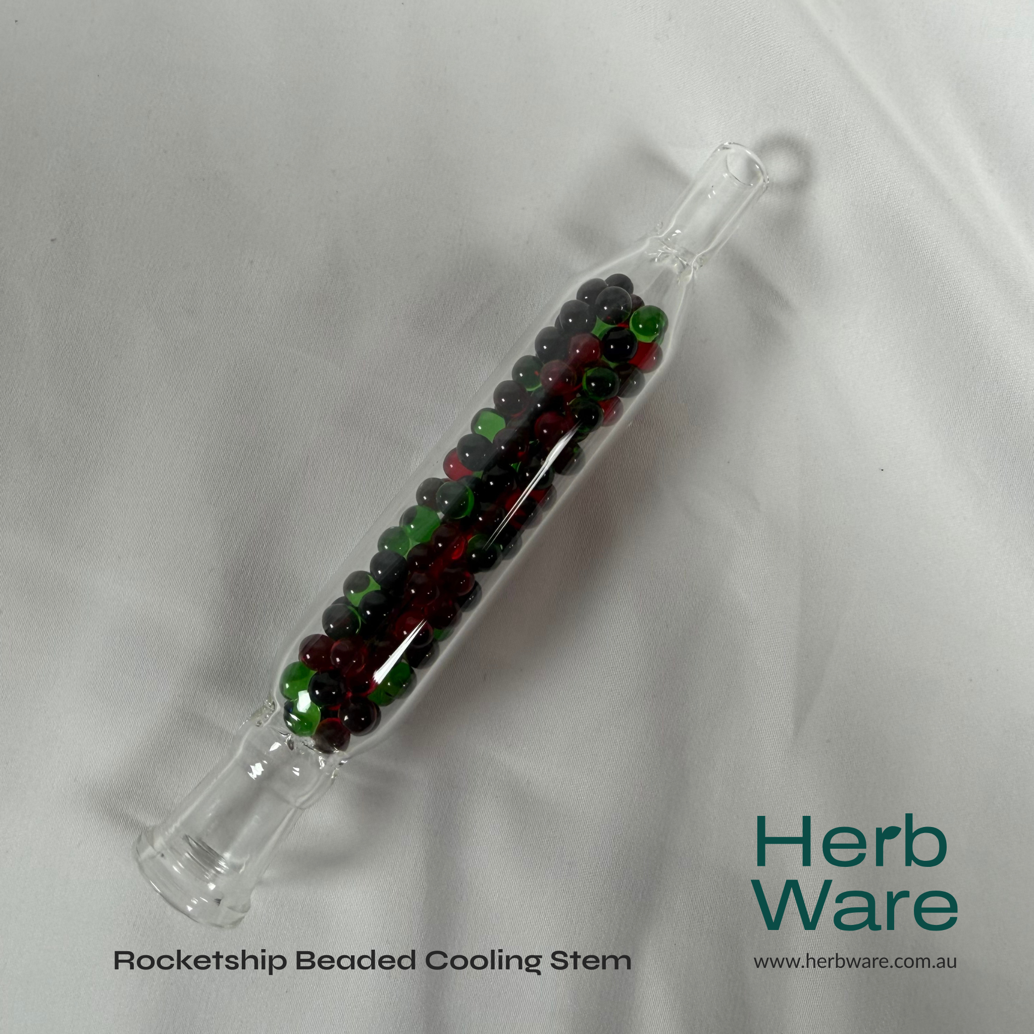 Rocketship Beaded Cooling Stem - Herbware, Melbourne Australia