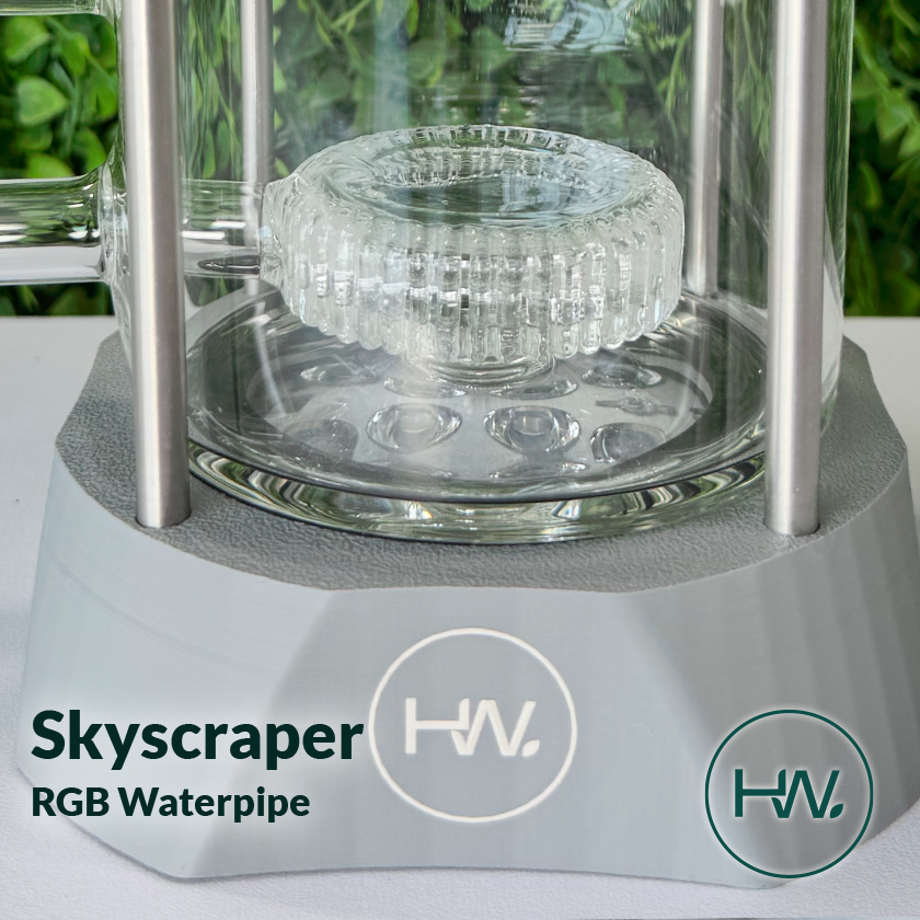 Skyscraper RGB Waterpipe - Herbware, Melbourne Australia