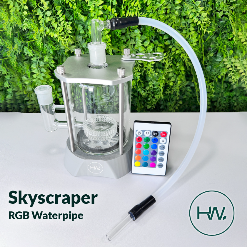 Skyscraper RGB Waterpipe - Herbware, Melbourne Australia