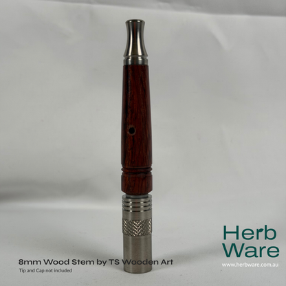 8mm Wood Stem by TS Wooden Art - Herbware, Melbourne Australia