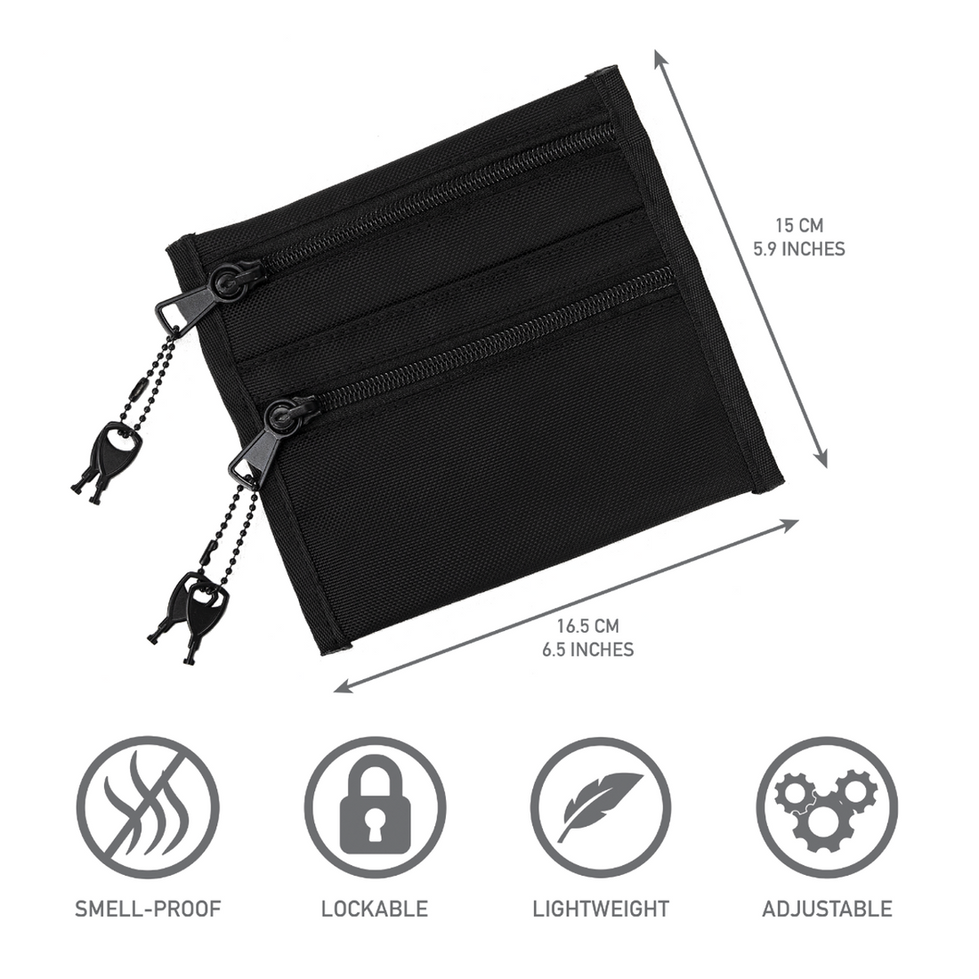 DL Bag - Smellproof Pouch - [Herbware, Melbourne Australia]