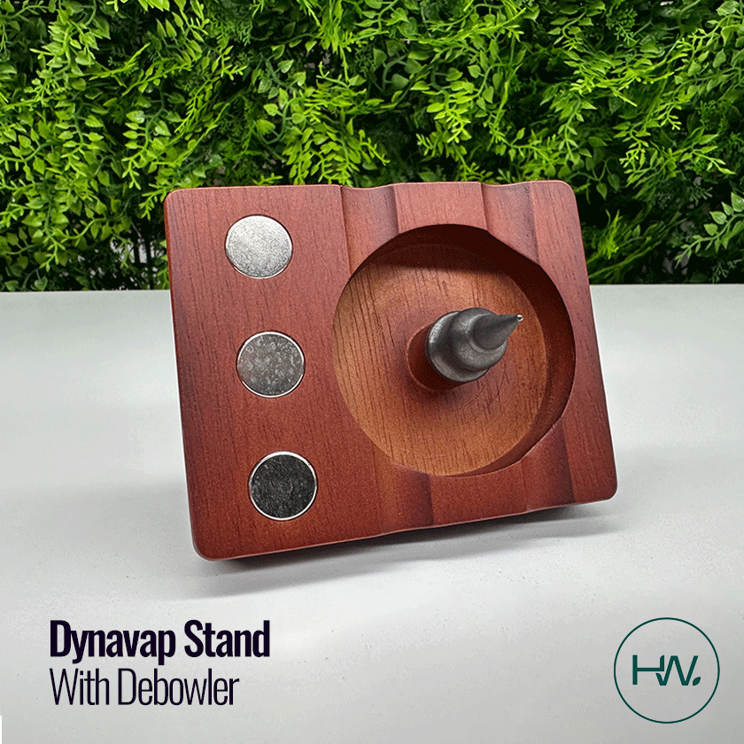 Dynavap Wooden Debowler Stand - 3 Magnet - [Herbware, Melbourne Australia]