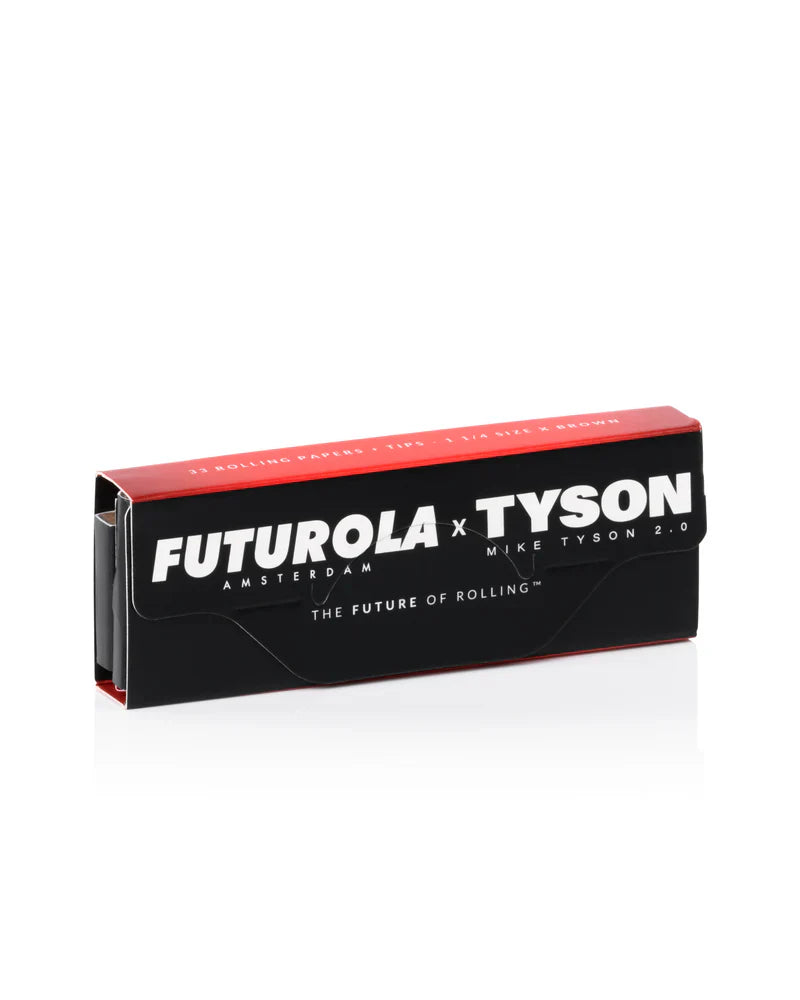 Futurola X Tyson Rolling Papers + Tips - 1 1/4 Size - [Herbware, Melbourne Australia]