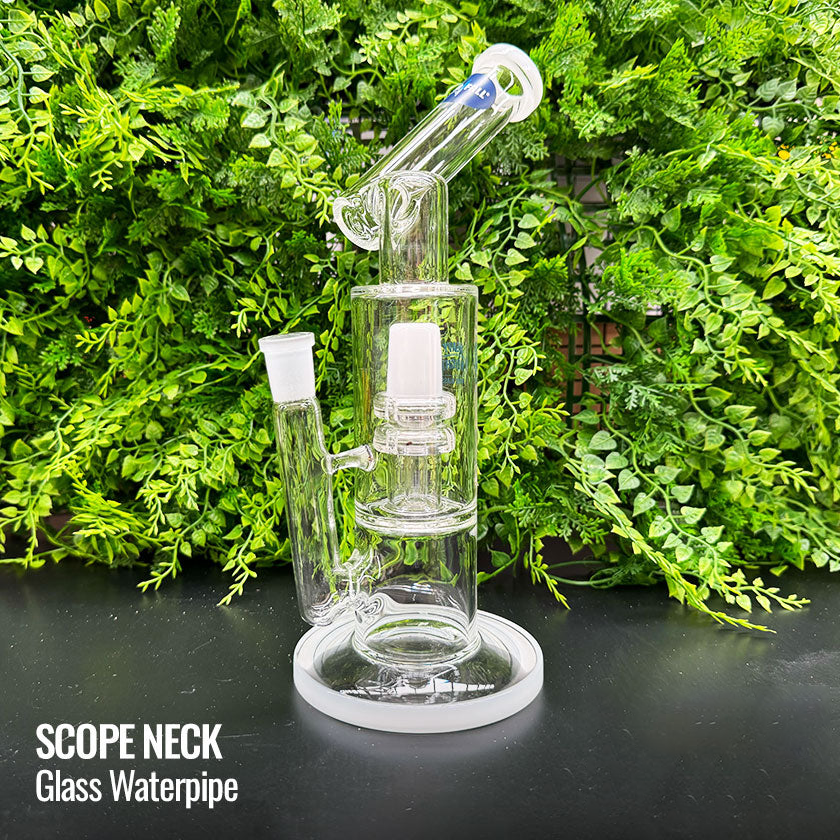 Scope Neck Glass Waterpipe - [Herbware, Melbourne Australia]