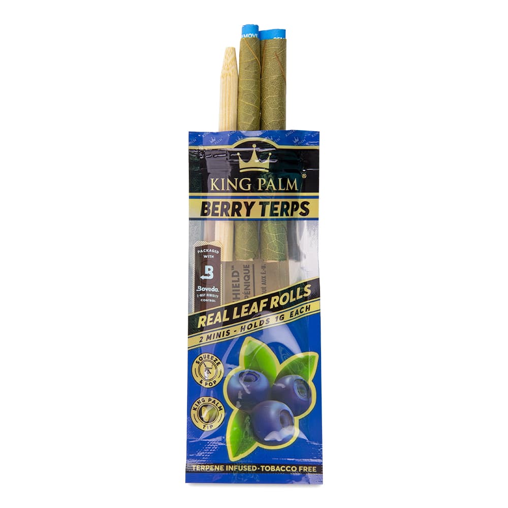 King Palm Berry Terps Mini Rolls 2 Pack - [Herbware, Melbourne Australia]