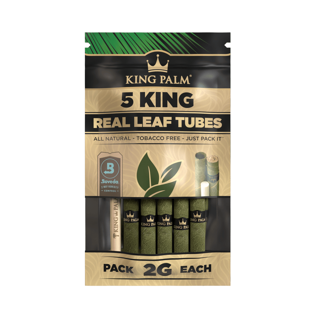 King Palm King Sized Rolls 5 Pack - [Herbware, Melbourne Australia]