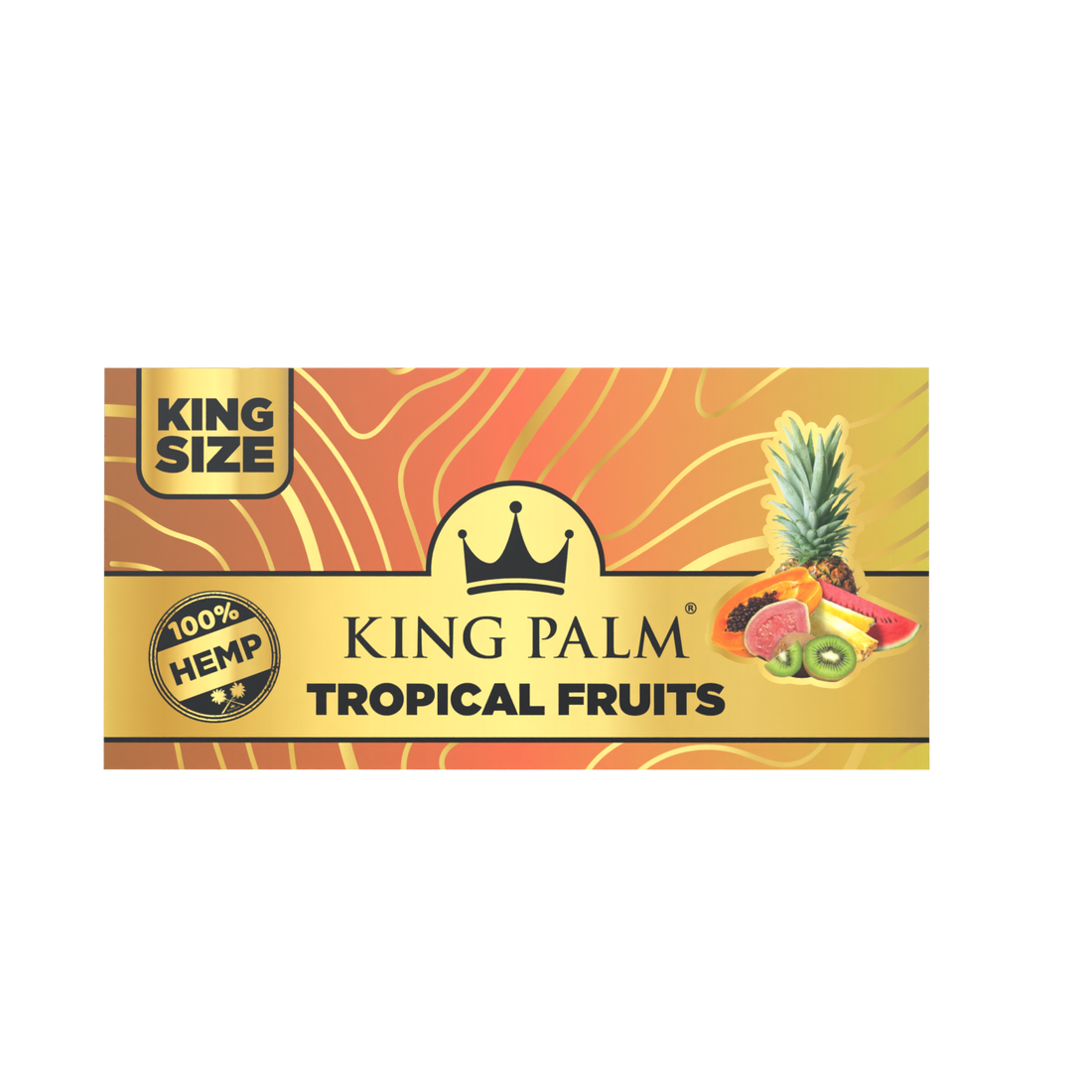 King Palm Tropical Fruits King Size Hemp Rolling Papers - [Herbware, Melbourne Australia]