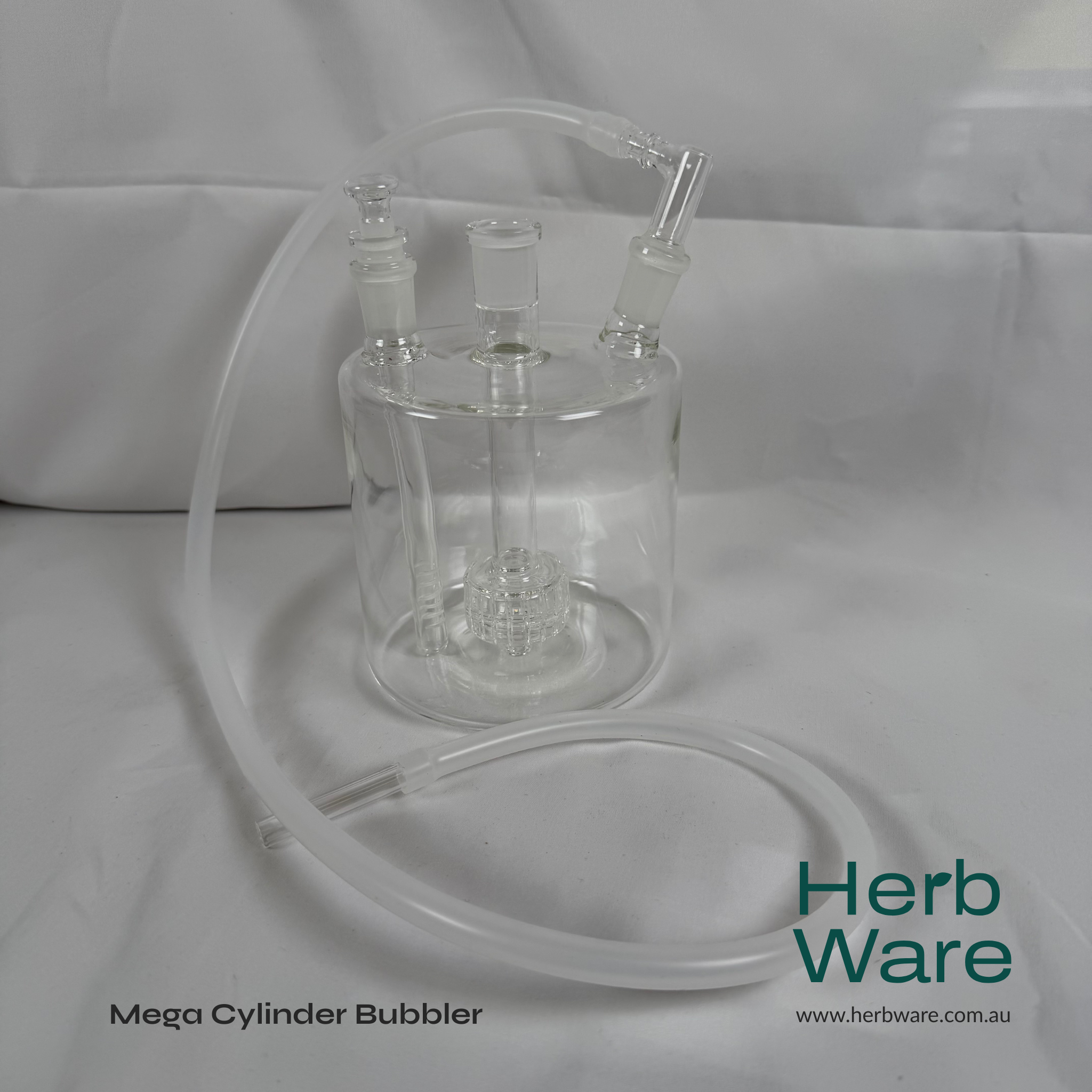 Mega Cylinder Bubbler - Herbware, Melbourne Australia