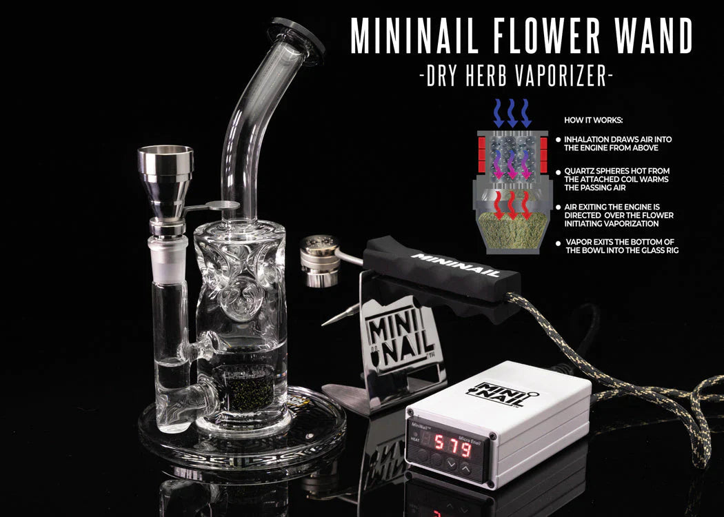 buy dry herb vape australia MiniNail Flower Wand Dry Herb Thermal Extraction Device