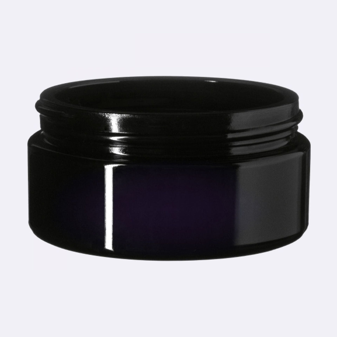 100ml Miron Violettglas Low Profile Wide Neck Jar - [Herbware, Melbourne Australia]