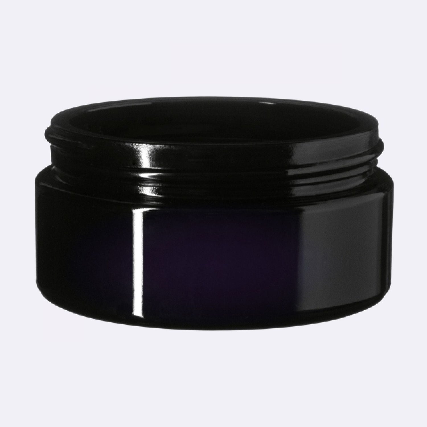 100ml Miron Violettglas Low Profile Wide Neck Jar - [Herbware, Melbourne Australia]