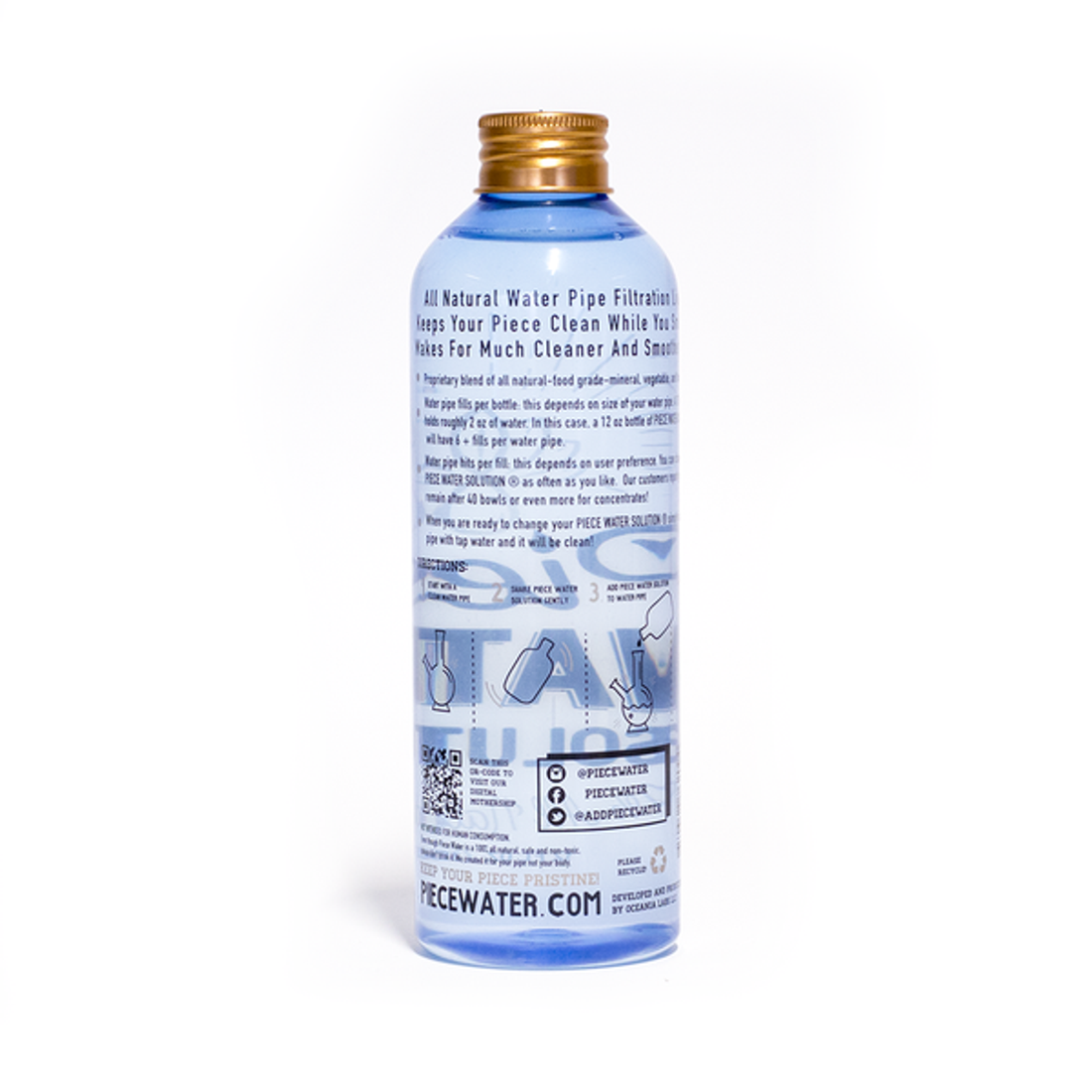 Piece Water Pipe Cleaning Solution - [Herbware, Melbourne Australia]