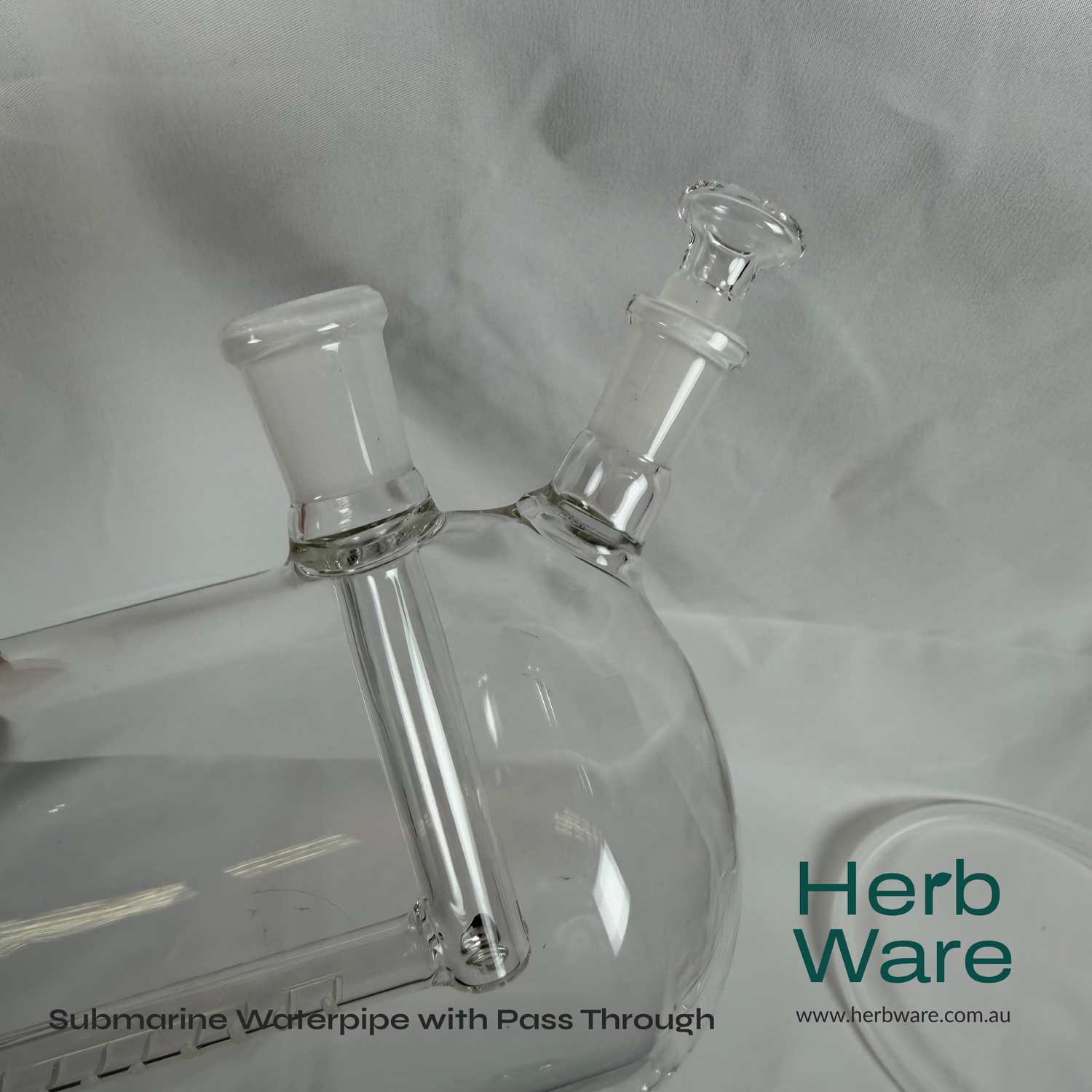 Submarine Waterpipe with Pass Through - Herbware, Melbourne Australia