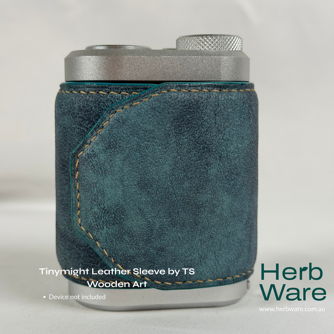 Tinymight Leather Sleeve by TS Wooden Art - Herbware, Melbourne Australia
