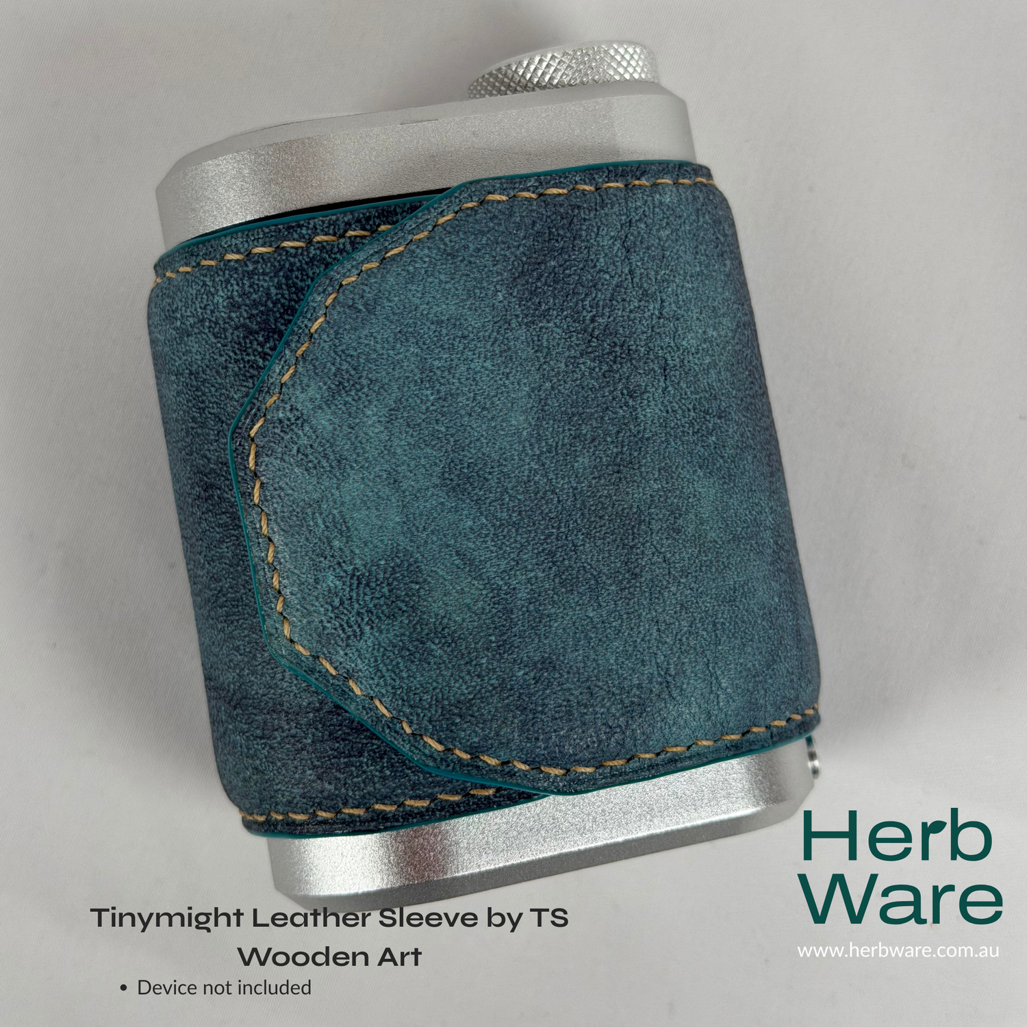 Tinymight Leather Sleeve by TS Wooden Art - Herbware, Melbourne Australia