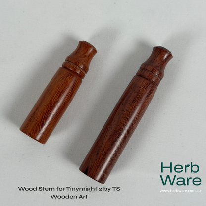 Wood Stem for Tinymight 2 by TS Wooden Art - Herbware, Melbourne Australia