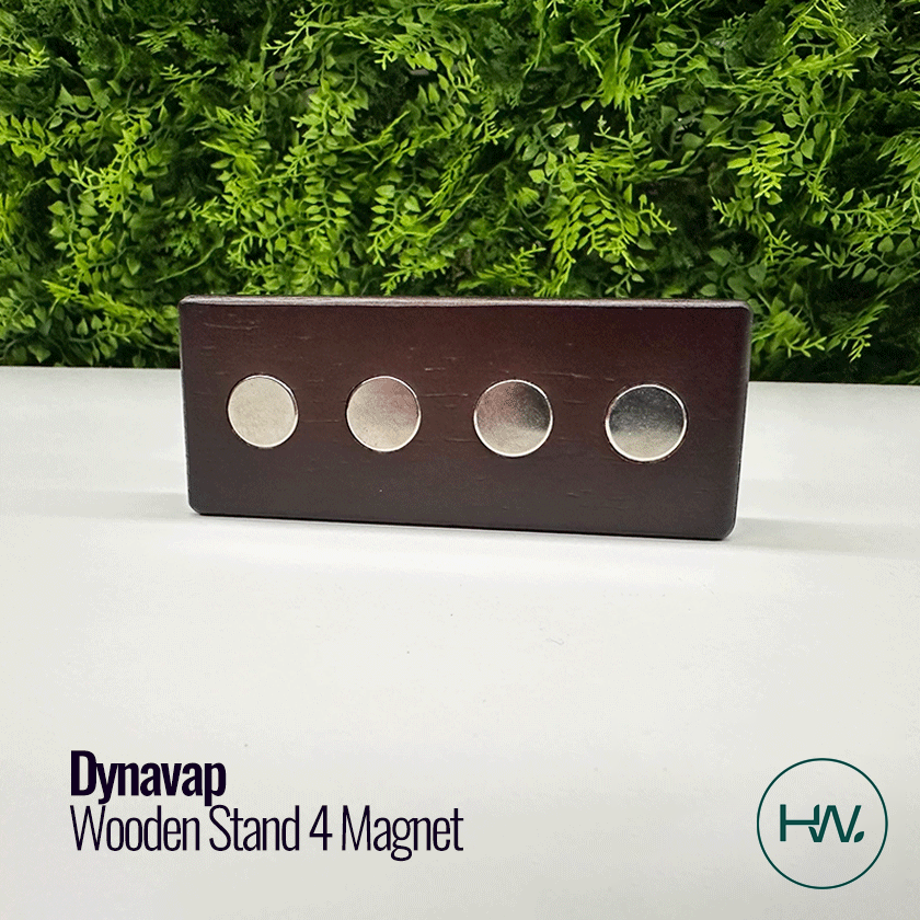 Dynavap Wooden Stand - 4 Magnet - [Herbware, Melbourne Australia]